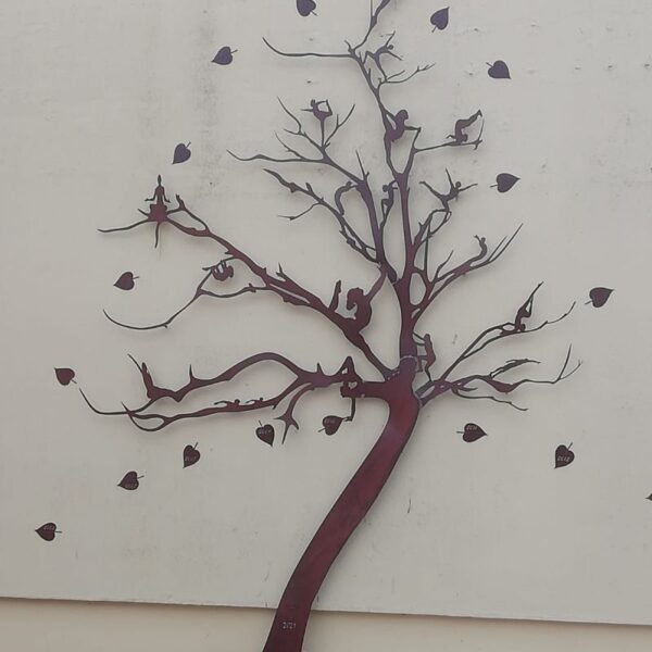 arbol en acero corten