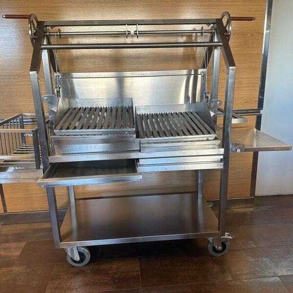 parrilla en acero inoxidable