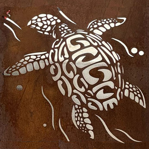 tortuga-en-acero-corten