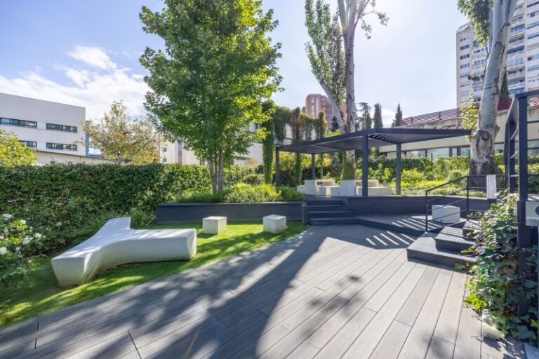 Pergola minimalista de aluminio 1
