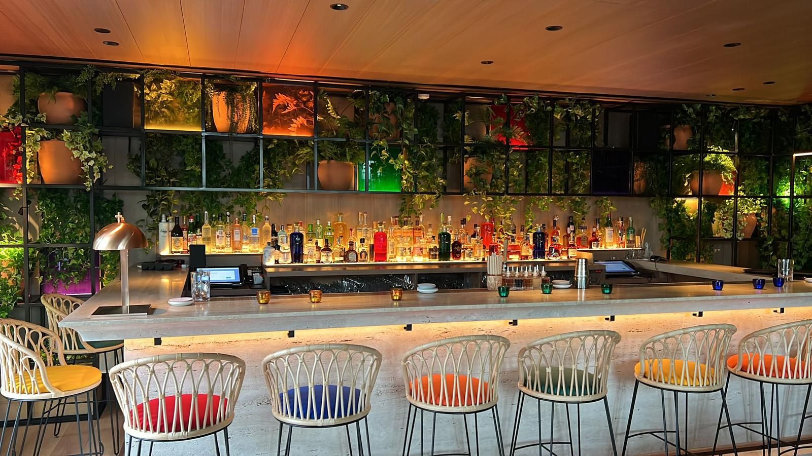 rejilla en tubo para jardín vertical 5