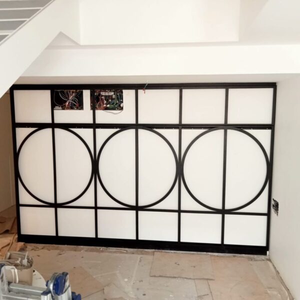 puerta corredera interior de aluminio