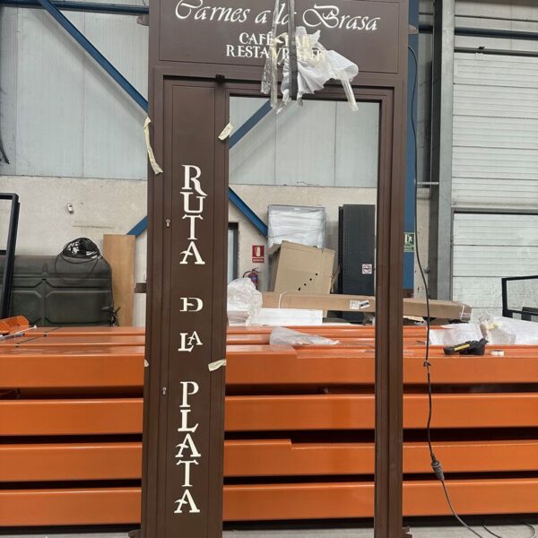 puerta para restaurante