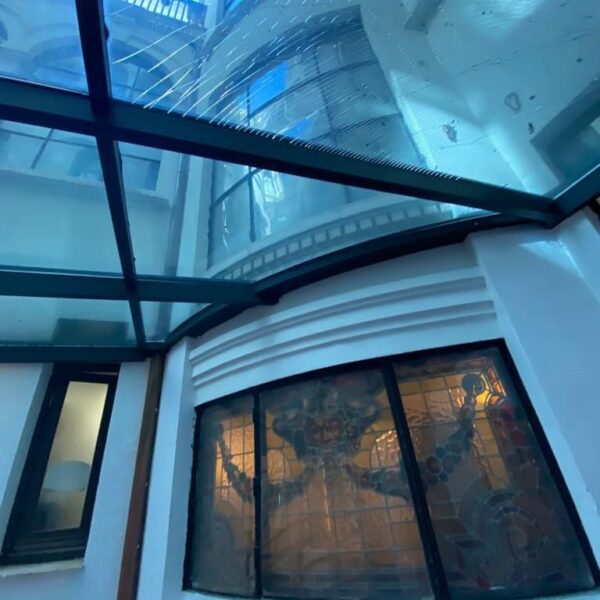 Estructura para cubierta de cristal 1