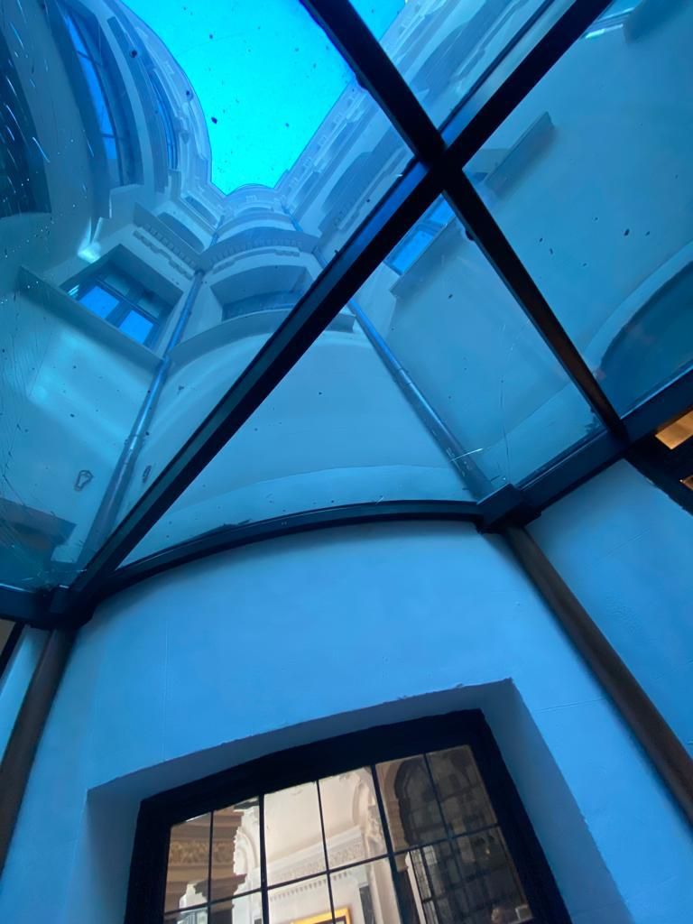 Estructura para cubierta de cristal 2