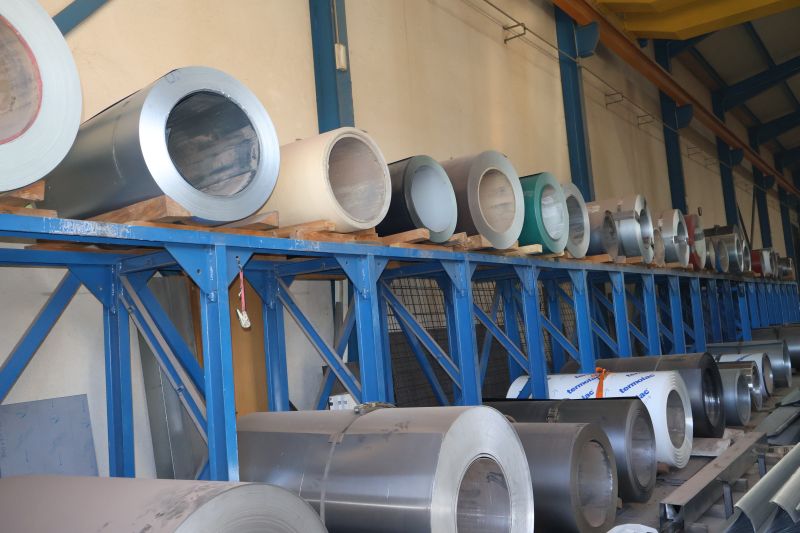 Bobinas de diferentes metales