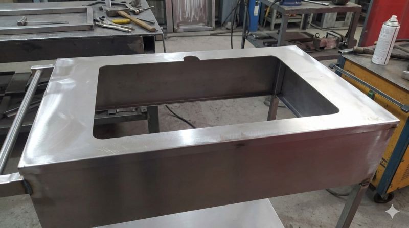 lavabo de acero inoxidable