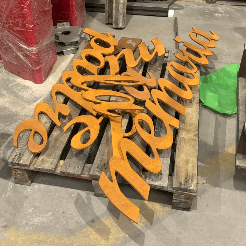 letras cortadas láser