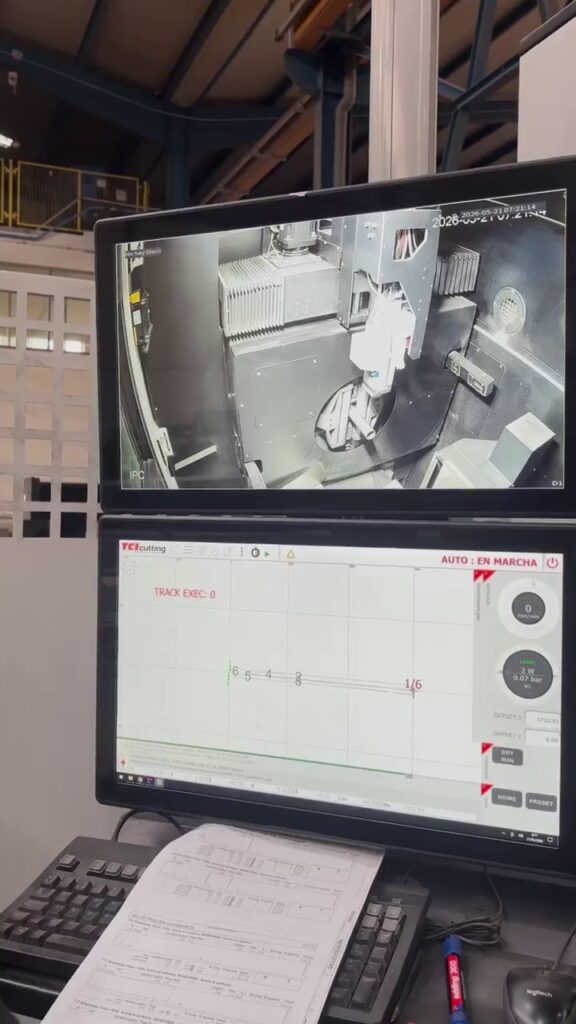 corte laser tubo